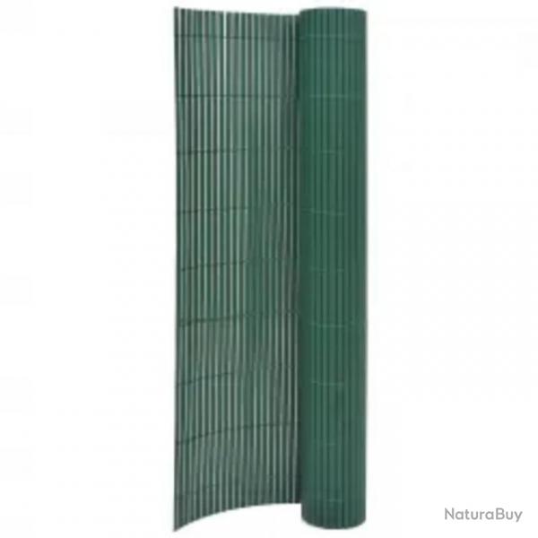 Clture de jardin double face 110x500 cm Vert