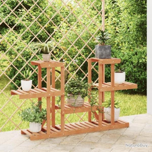 Support  fleurs 110x25x73 cm bois massif de sapin