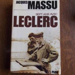 SEPT ANS AVEC LECLERC DE JACQUES MASSU