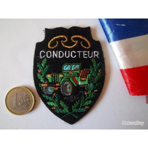 cusson militaire collection " conducteur " insigne