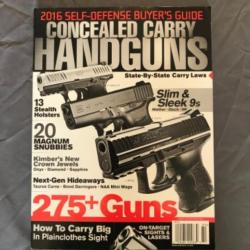 Magazine hors série concealed carry handguns 2016