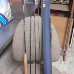Canne à pêche nymphe au fil