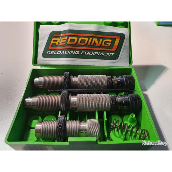 REDDING COMPETITION JEUX D'OUTILS CAL 300 WINCHESTER MAGNUM TROIS MATRICES REDDING REF 58153