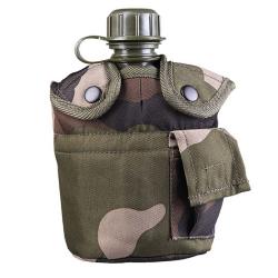 Gourde militaire US CAMO avec housse MILTEC