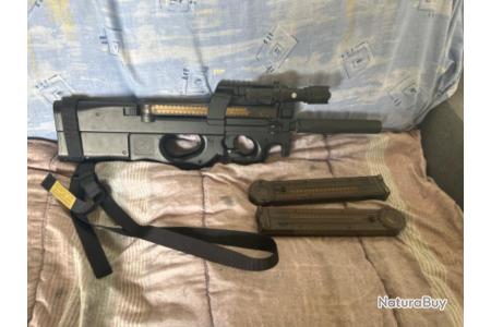 Réplique Airsoft Fusil Mitrailleur P90 AEG