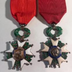 2 médailles Légion d'Honneur