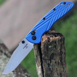 Couteau Hogue Deka ABLE Lock Blue Lame Acier CPM-MagnaCut Manche ABS Clip Made USA HO24373