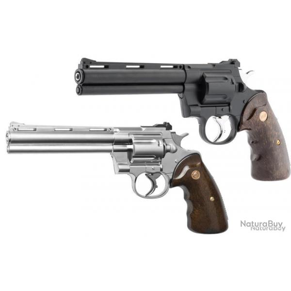 Rplique revolver R 357 Gaz - Revolver Argent - PG1003