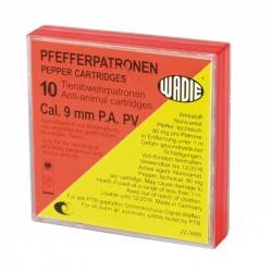 Boîte de 10 cartouches 9 mm PA à poivre - MD222