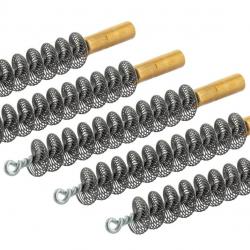 Écouvillons spirales en acier - Calibre 12 mm - Par 5 - EN2082