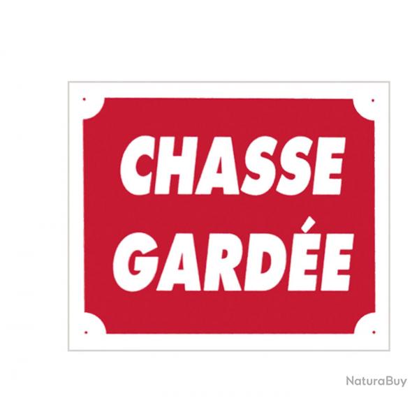 Panneau ''Chasse Garde'' 30 x 25 cm - Aluminium - A50811