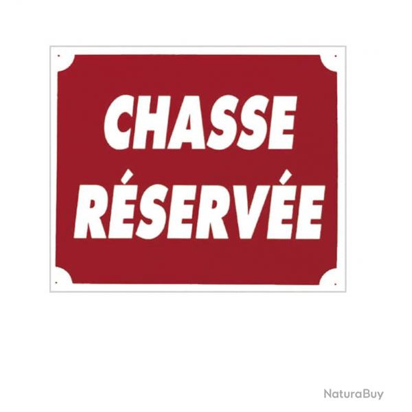Panneau akilux ''Chasse Rserve'' 30 x 25 cm - Akilux - A50832
