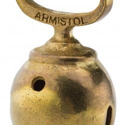 Grelots bronzé Armistol en alliage bronzé, monoblocs - Diam.30 mm - CH1530