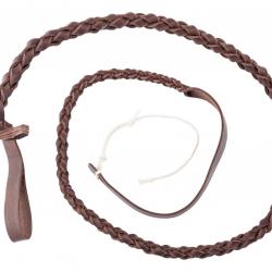 Flotte en cuir tressé standard pour fouet - Country - Flotte de 185 cm - CH5160
