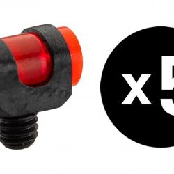 Guidon fluo rouge à visser - Diam. 3,5 mm - A50302