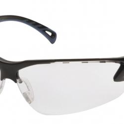 Lunettes de protection translucide et Noire - Noir avec verres clairs - A61404