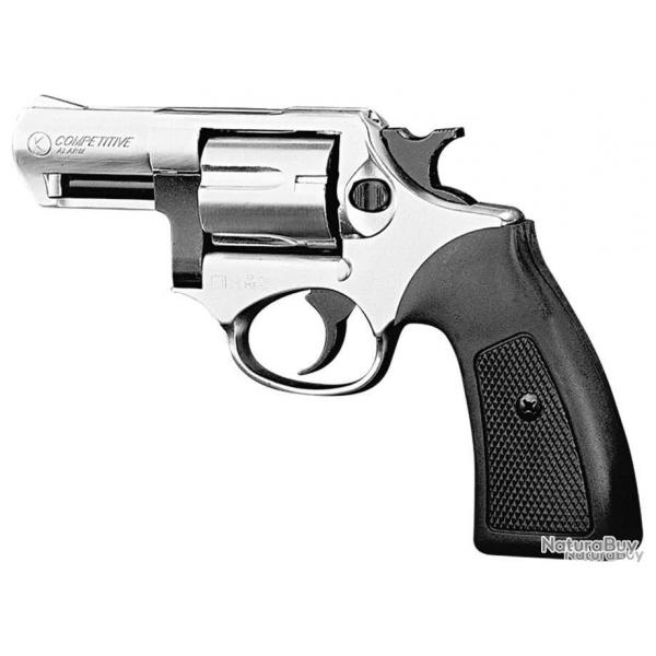 Revolver 9 mm  blanc Chiappa Kruger chrom - AB270