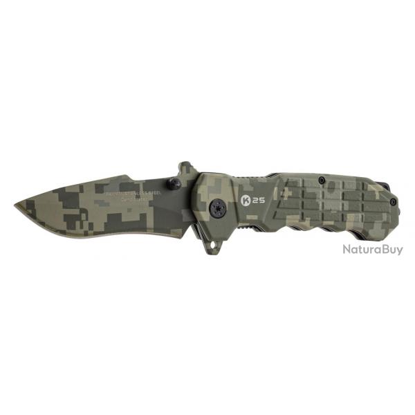 Couteau pliant tactique digital camo - LC99825