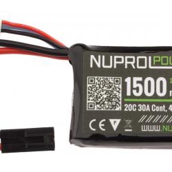 Batterie LiPo micro 7,4 v/1500 mAh - 1 stick - 1500 mAh 20C - A69977