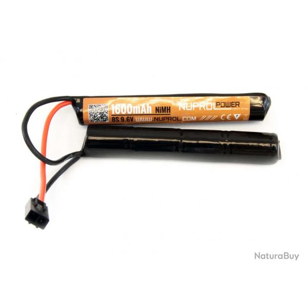Batterie NiMh 2 lments 9,6v/1600 mAh - 1600 mAh - A63216