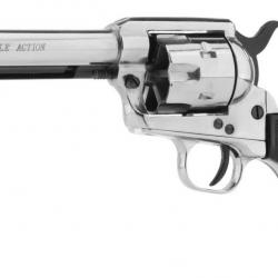 Revolver 9 mm à blanc Chiappa Colt SA73 nickelé - AB255