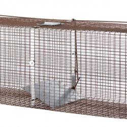 Boîte à fauves fixe 2 entrées - Cage 102 cm - A53502