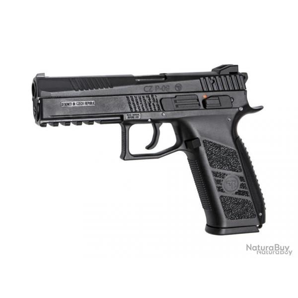 Rep pistolet CZ p-09 GBB gaz culasse ABS - asg - Noir - PG1350