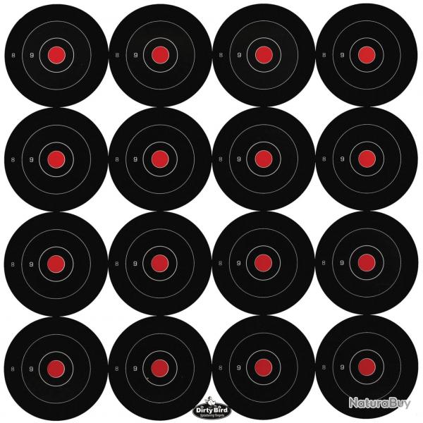 Lot de 172 cibles 3'' ractives Dirty Bird - A52159