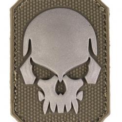 Patch PVC Tête de mort OD Green 6 x 4.5cm - A60473