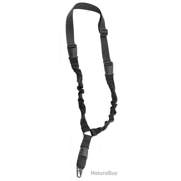 Sangle 1 point dgrafable avec attache crocodile Noire - ET3601