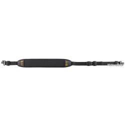 Bretelle noire en néoprène pour carabine - Spika - A50620