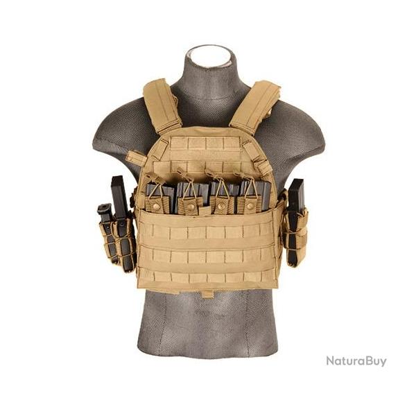 Gilet Plate Carrier 69T4 od 1000D - Tan - A68604