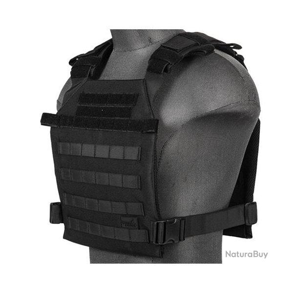 Gilet lger Plate carrier noir 1000D - Vert - A68610