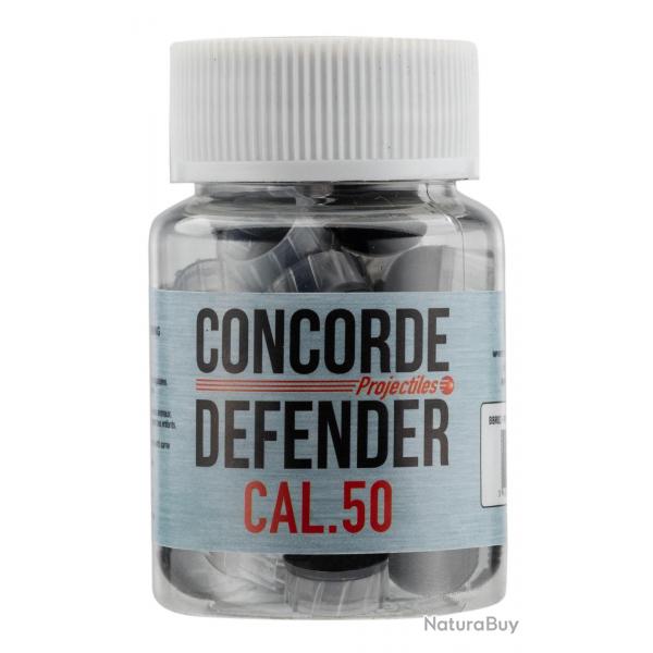 Pot de 30 Billes de Dfense  ailettes caoutchouc - Cal.50 - BBR82