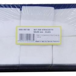 250 patchs de nettoyage. - 40 x 40 mm CAL.30/.41 - RE9371