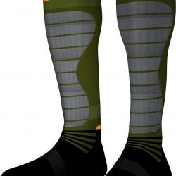 Chaussettes Monnet Hunting Expert kaki - P. 39/40 - VC6600