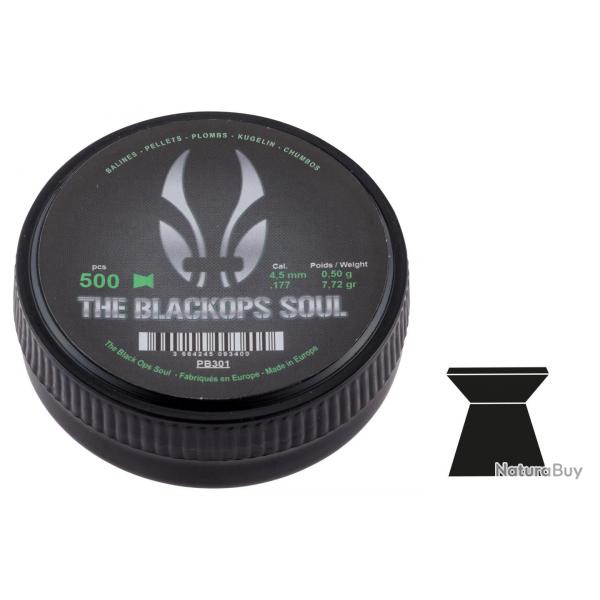 Plombs The Black Ops Soul  tte plate cal. 4,5 mm - PB301