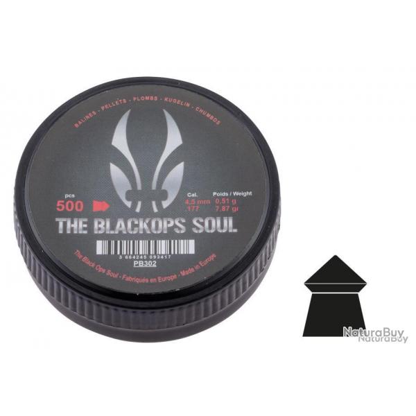 Plombs The Black Ops Soul  tte pointue cal. 4,5 mm - PB302