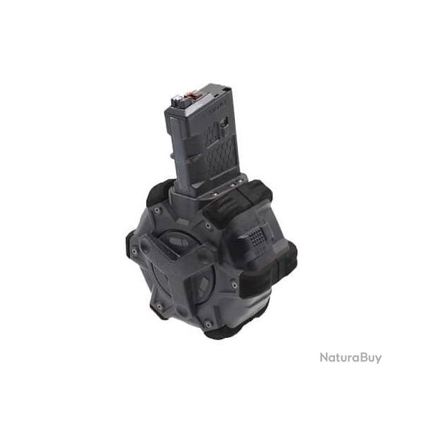 Chargeur Gaz Adaptative Drum pour M4 GBBR WE 350 billes - CPG4103