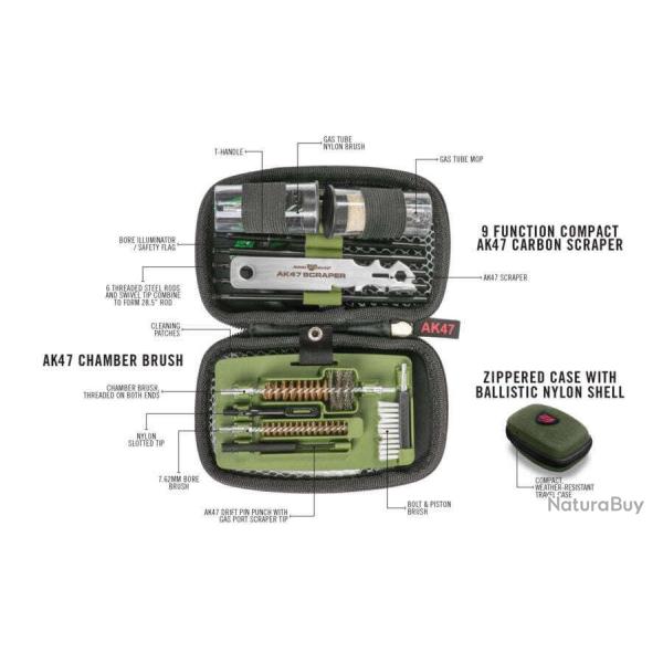 Real Avid kit mallette de nettoyage - AK47 - Set de nettoyage AK47 - EN10212
