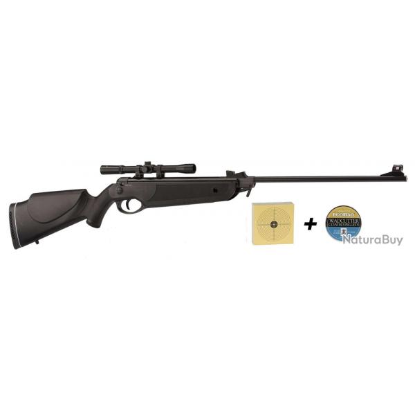 Carabines  air 4,5mm Beeman Bay Cat 16 J + 4x20 + plomb + cibles - CA332PCK