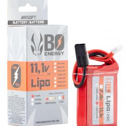 1 stick batterie Lipo 3S 11.1V 1200mAh 25C - Mini TAMYIA - A63016