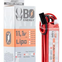 3 sticks batterie Lipo 3S 11.1V 1500mAh 25C - A63022