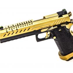 Réplique GBB gaz Hi-Capa 5.1 Noir / Or 1,0J - PG3280