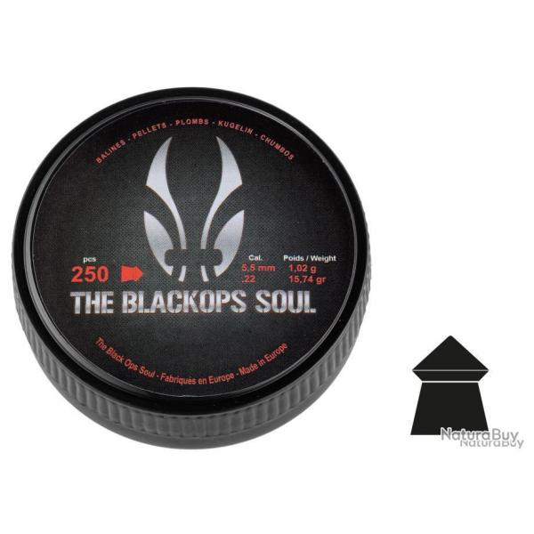 Plombs The Black Ops Soul  tte pointue cal. 5,5 mm - PB304