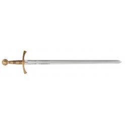 Réplique Denix D'épée Médiévale Française - Fourreau Bleu 109 Cm - CDE5201