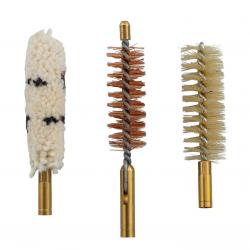 Lot de 3 brosses mixtes embout femelle - Cal. 54/58 - EN86484