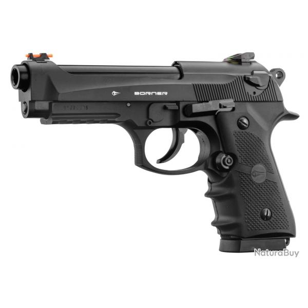 Pistolet CO2 culasse mobile BORNER SPORT 331 cal. 4.5mm BB's - ACP705