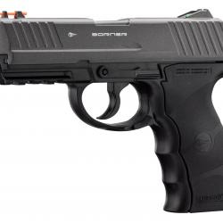 Pistolet CO2 culasse fixe BORNER W3000M cal. 4.5mm BB's - ACP708