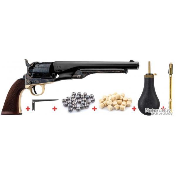 Pack Revolver Colt Army 1860 calibre .44 - Pack Colt Army 1844 - PCKDPS186044